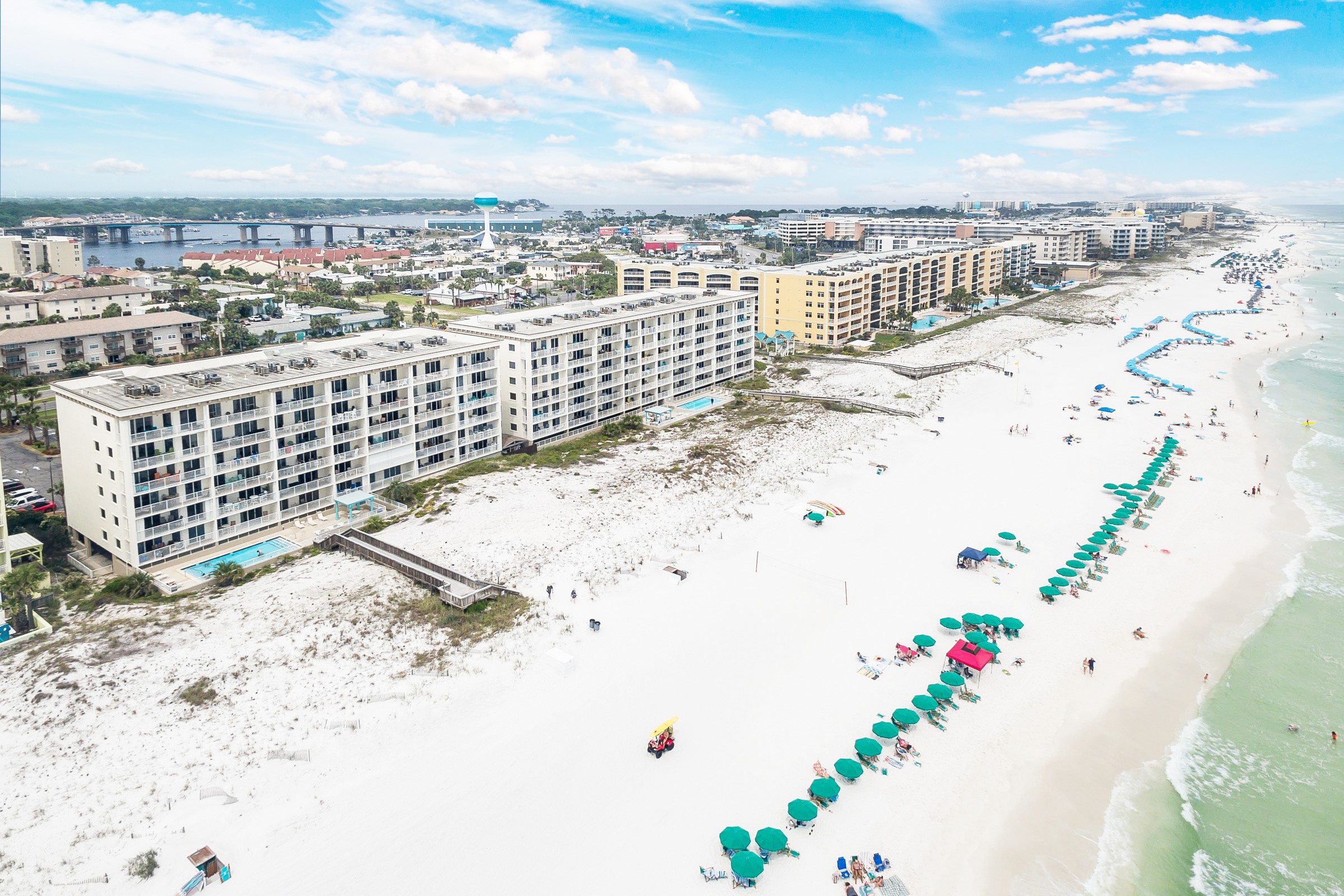 Gulf Dunes Resort Okaloosa Island Fort Walton Beach Destin Florida Vacation Rentals by Sunset Resort Rentals