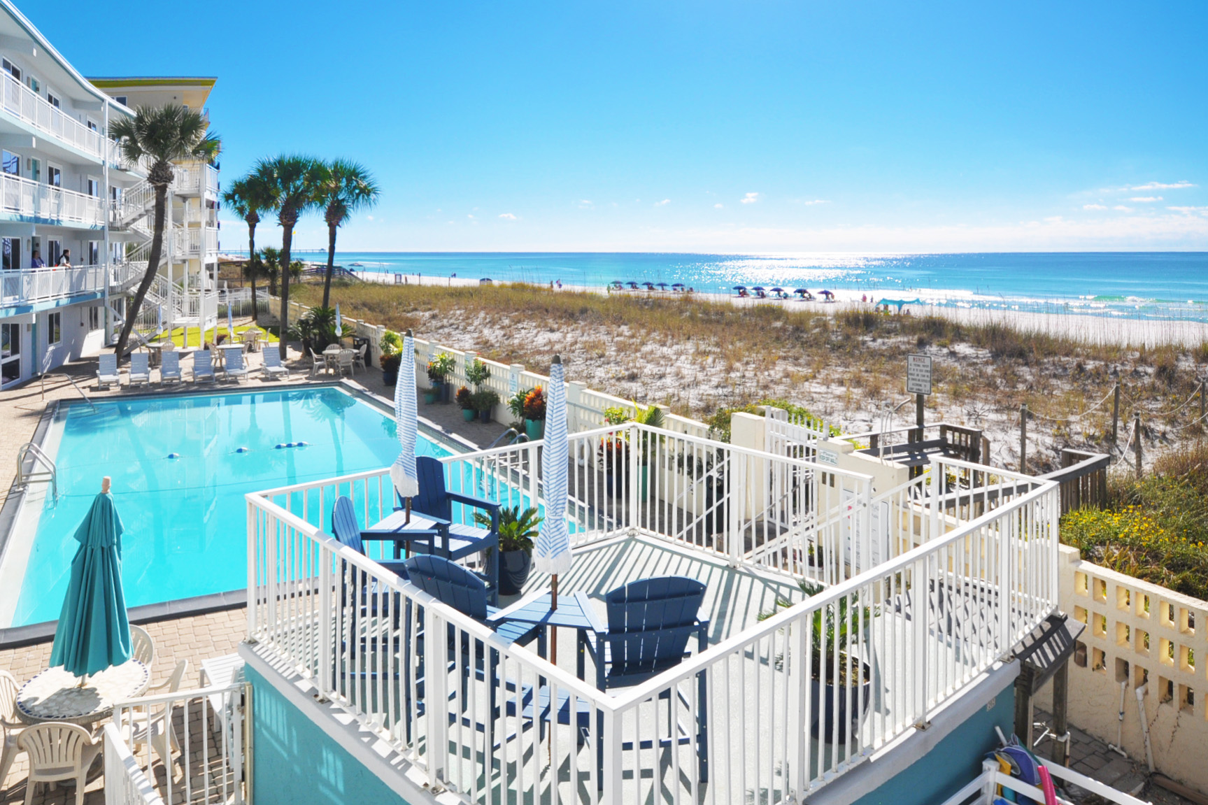 Aqua Villa Resort Okaloosa Island Fort Walton Beach Pet Friendly Vacation Condos by Sunset Resort Rentals