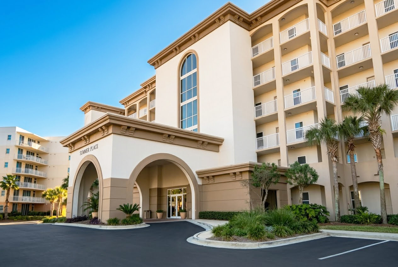 Summer Place Resort Okaloosa Island Fort Walton Beach Destin Beach Vacations by Sunset Resort Rentals